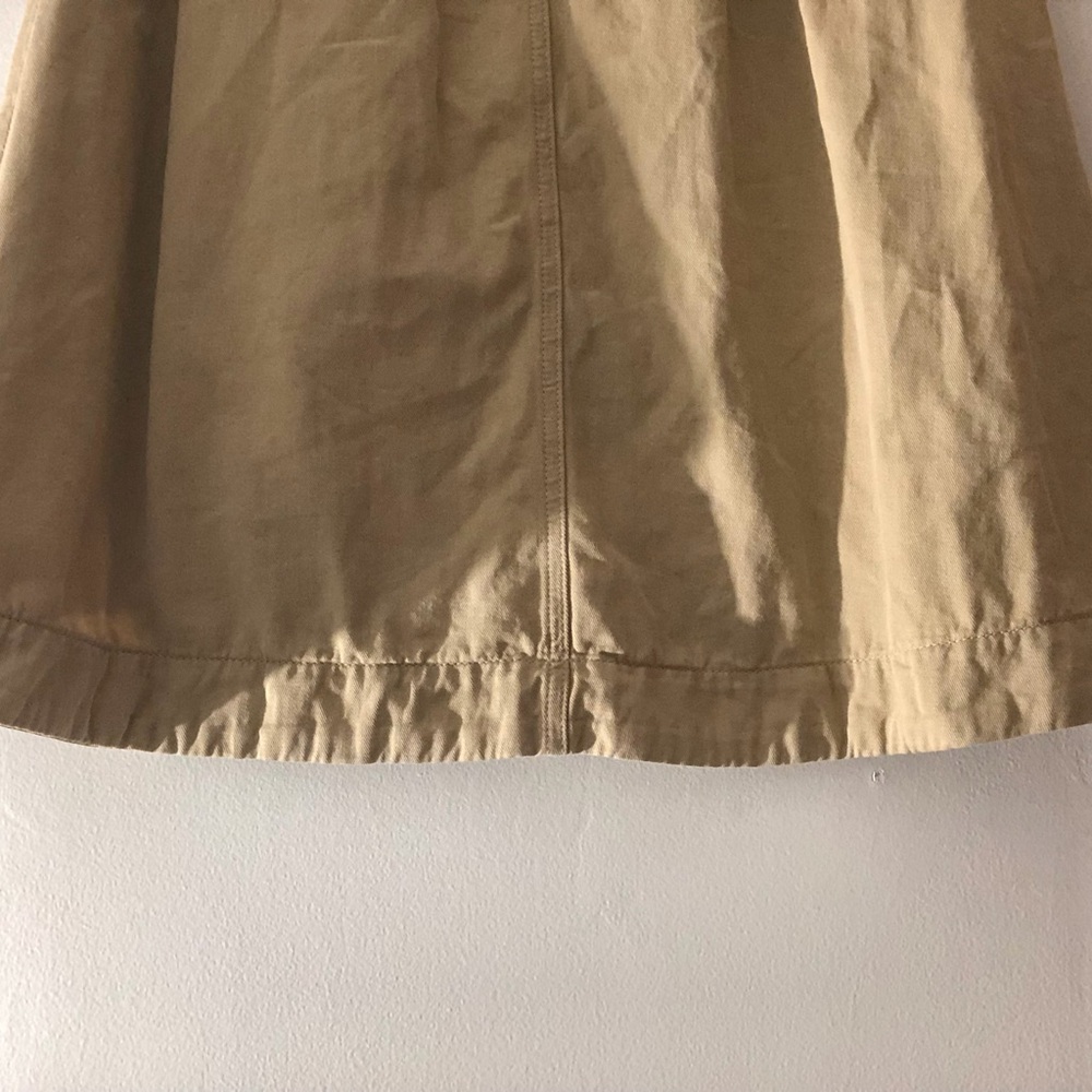 Sezane Clarina Skirt in Safari Beige Size 36 FR Cotton Button Up Midi Skirt - Picture 9 of 16